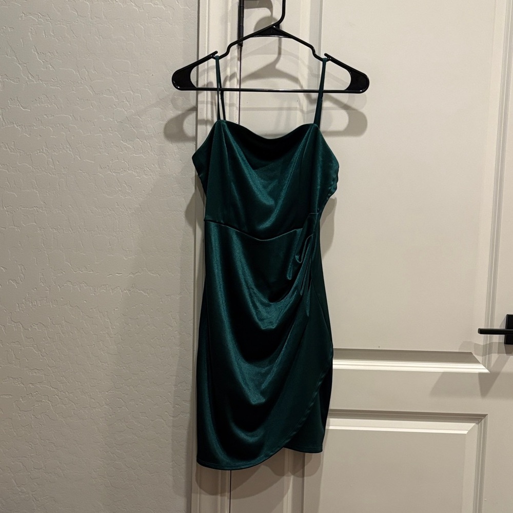 Emerald Sundae Teal Mini Dress